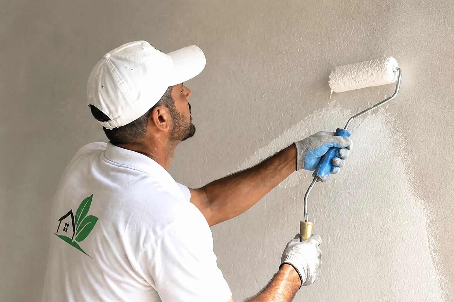 Painting and finishing work performed by a professional contractor